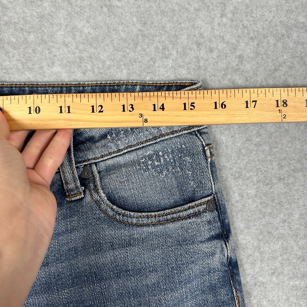 KUT From The Kloth Jeans Womens 4 Catherine Boyfriend Mid Rise Distressed‎ Blue - Picture 7 of 16